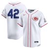 cincinnati reds 2024 jackie robinson day home men limited jersey white