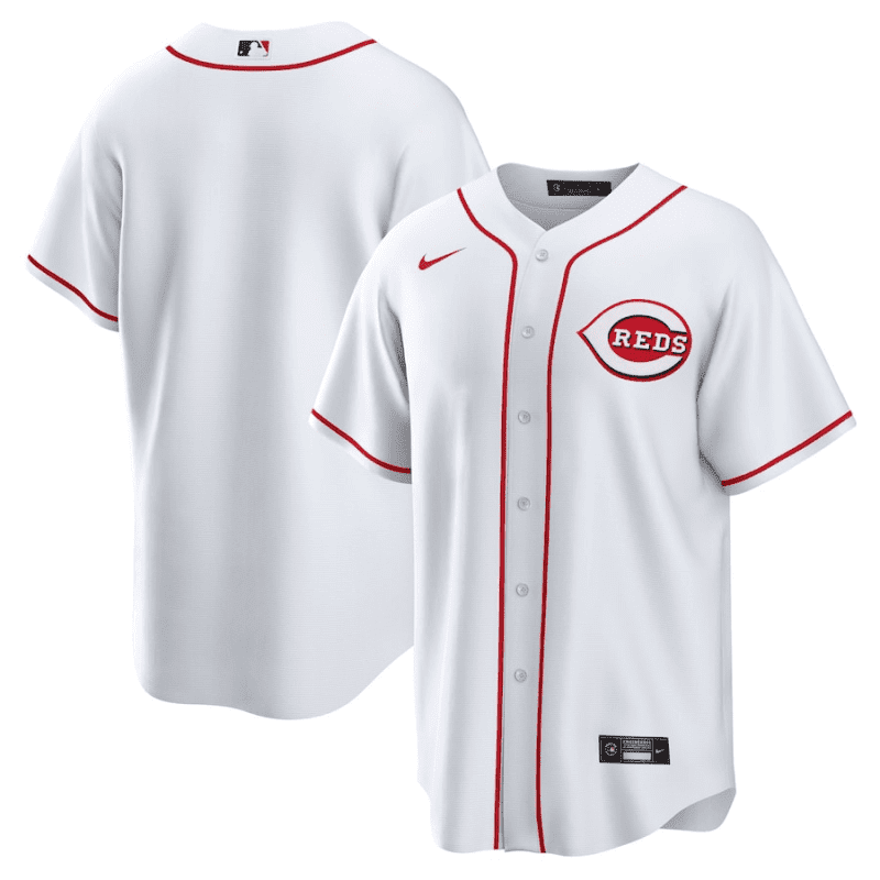 cincinnati reds home men jersey white