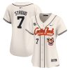 cj stroud 7 houston astros cactus jack patch women jersey cream