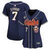 cj stroud 7 houston astros cactus jack patch women jersey navy