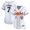 cj stroud 7 houston astros cactus jack patch women jersey white