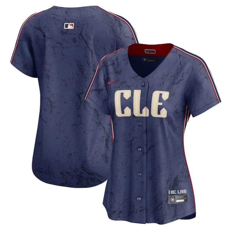 cleveland guardians 2024 city connect limited women jersey navy