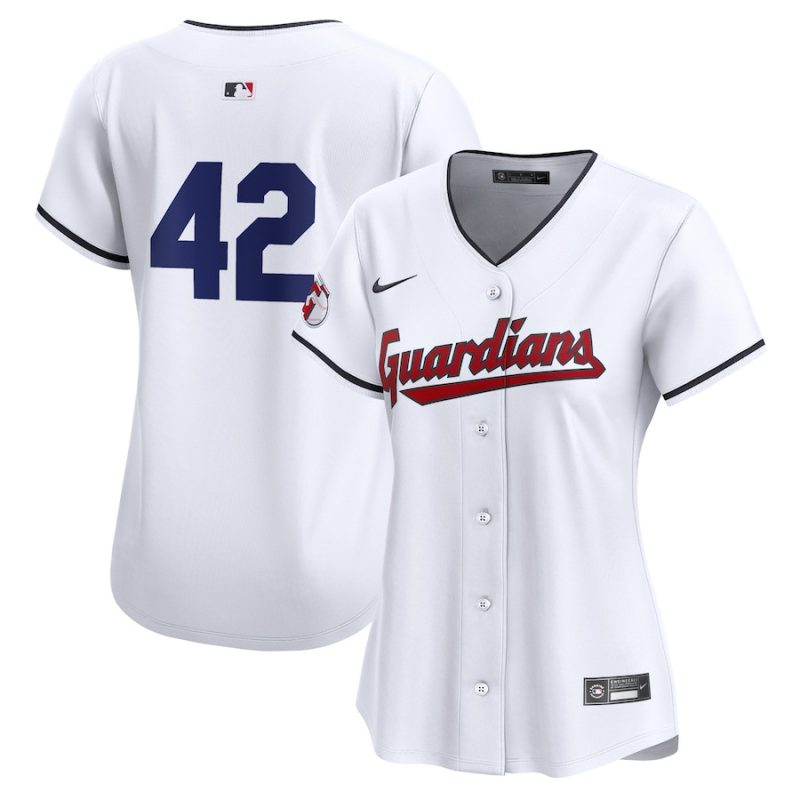 cleveland guardians 2024 jackie robinson day home limited women jersey white