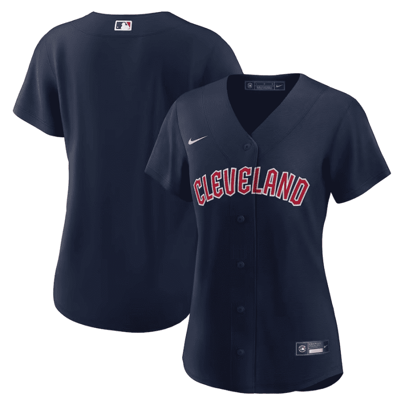 cleveland guardians women alternate jersey navy