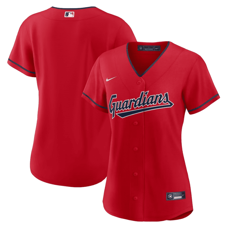 cleveland guardians women alternate jersey red