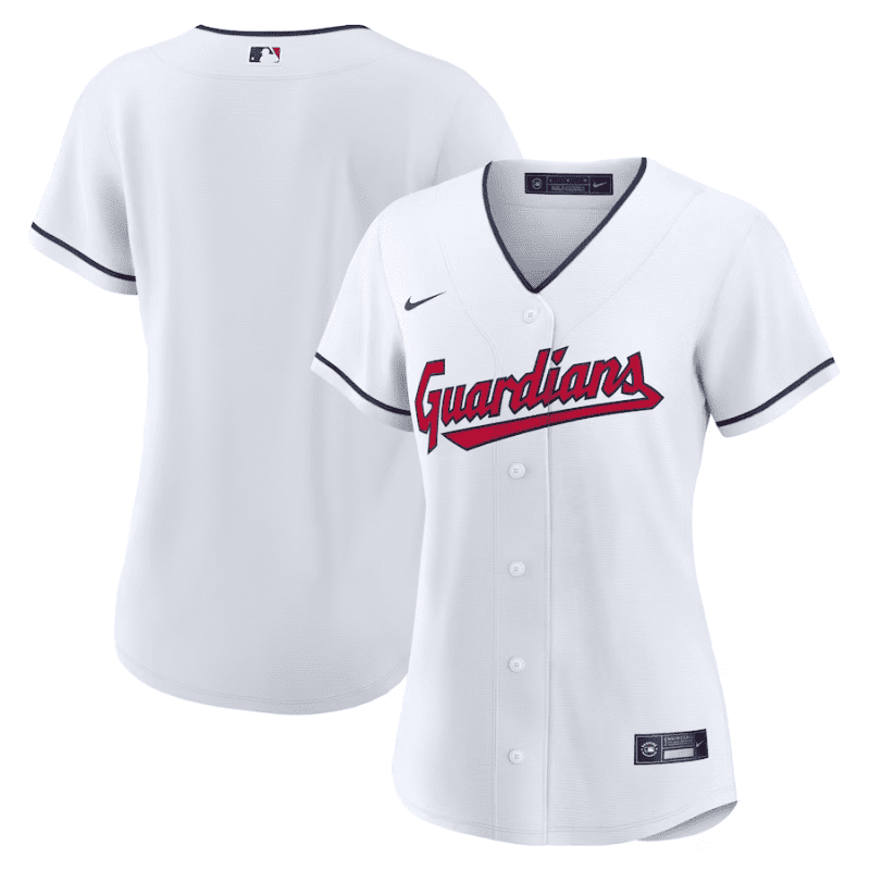 cleveland guardians women home jersey white