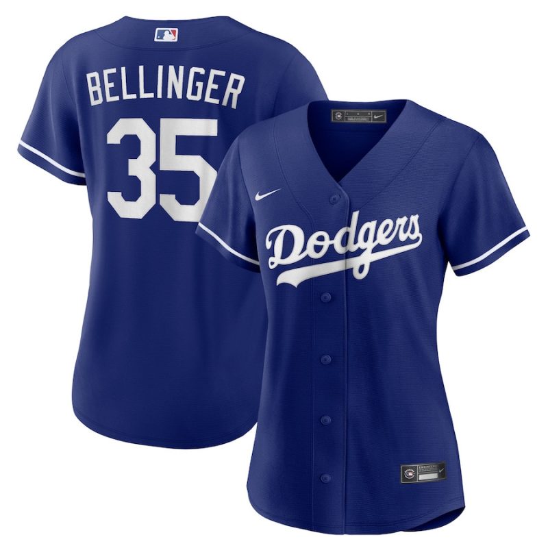 cody bellinger 35 los angeles dodgers alternate women jersey royal