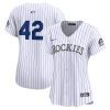 colorado rockies 2024 jackie robinson day home limited women jersey white