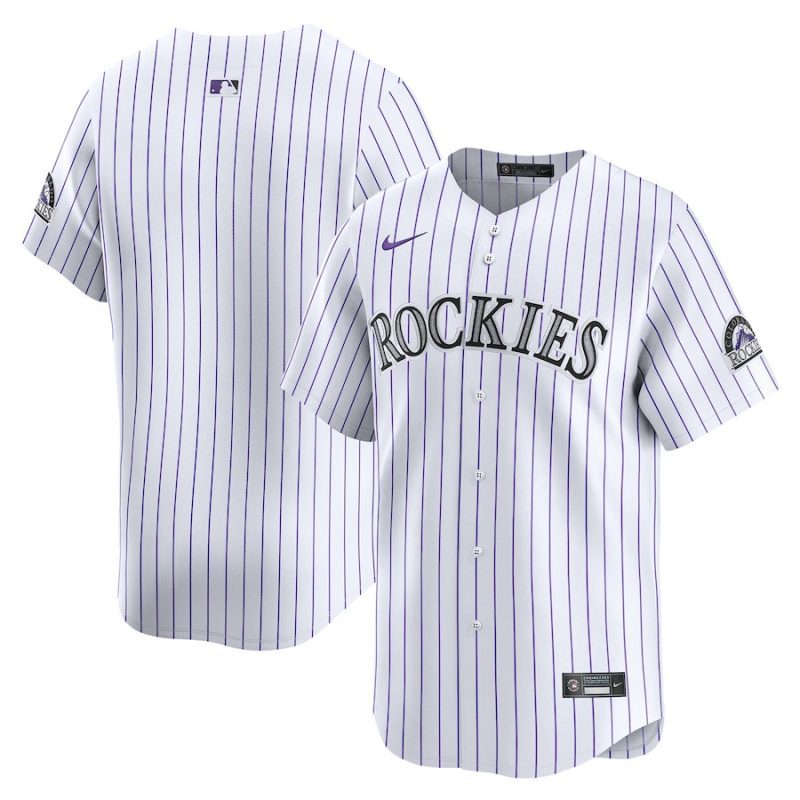 colorado rockies home limited player men jersey white