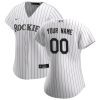 colorado rockies womens home custom jersey white