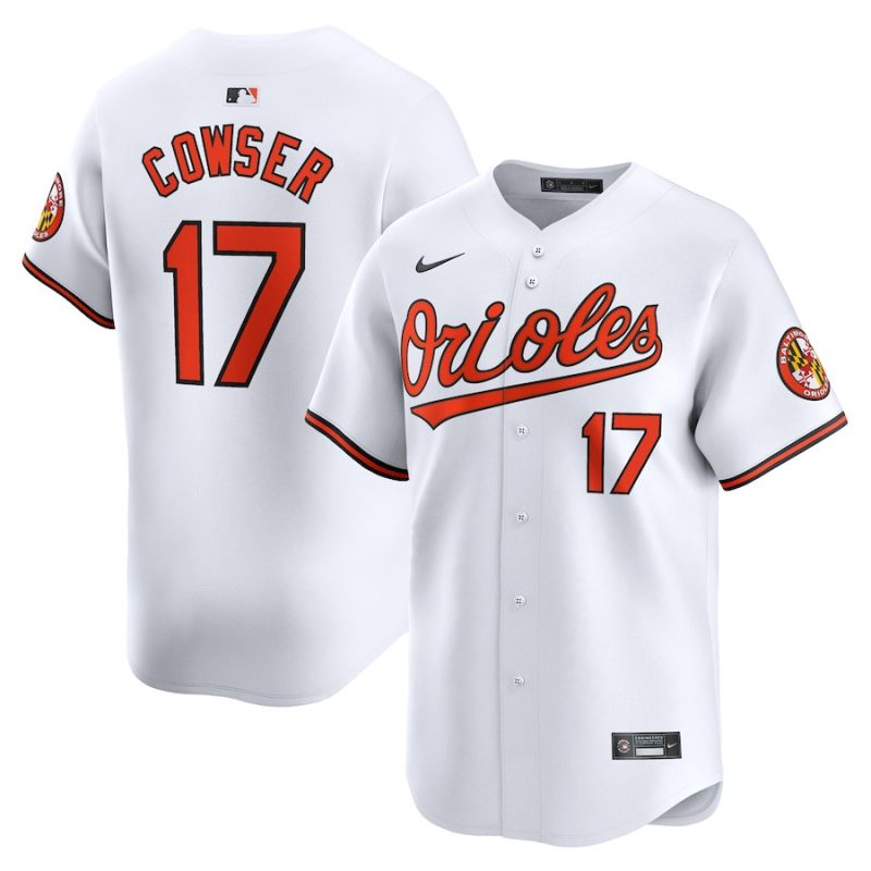 colton cowser 17 baltimore orioles home limited men jersey white