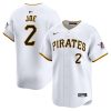 connor joe 2 pittsburgh pirates home limited men jersey white