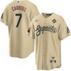 corbin carroll 7 arizona diamondbacks 2023 world series men jersey gold