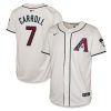 corbin carroll 7 arizona diamondbacks home limited player youth jersey white