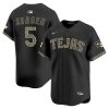 corey seager 5 texas ranger mexico men jersey black heritage