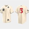 corey seager 5 texas rangers 2023 world series stitched baseball jersey cream