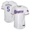 corey seager 5 texas rangers home limited player youth jersey white