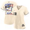 corey seager 5 texas rangers journey 2023 city connect player women jersey cream