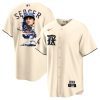 corey seager 5 texas rangers signed posture 2023 city connect player men jersey cream