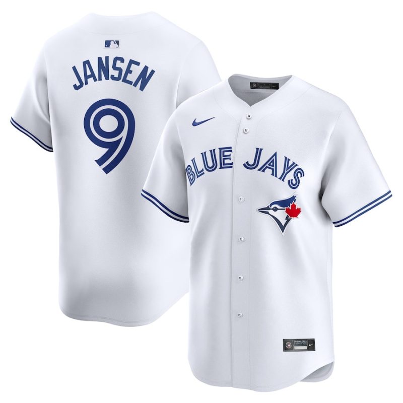 danny jansen 9 toronto blue jays home limited player men jersey white