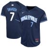 dansby swanson 7 chicago cubs city connect limited youth jersey navy