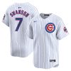 dansby swanson 7 chicago cubs home limited youth jersey white