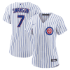 dansby swanson 7 chicago cubs women home jersey white