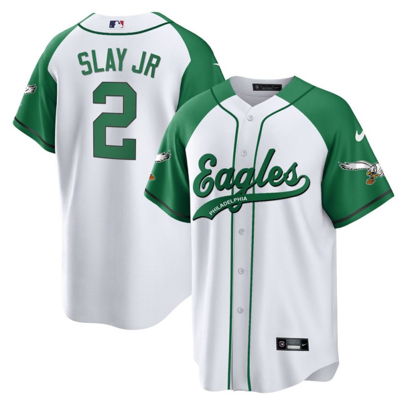 darius slay jr 2 philadelphia eagles baseball men jersey alternate