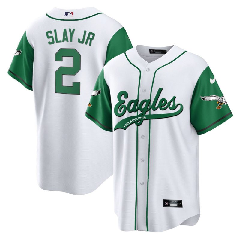 darius slay jr 2 philadelphia eagles baseball men jersey kelly sleevers