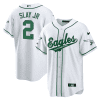 darius slay jr 2 philadelphia eagles baseball men jersey white