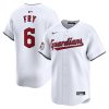 david fry 6 cleveland guardians home limited player men jersey white