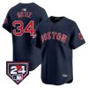 david ortiz 34 boston red sox 2024 spring training men jersey navy