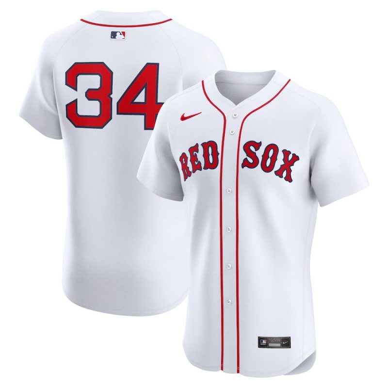 david ortiz 34 boston red sox home elite men jersey white