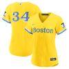 david ortiz 34 boston red sox womens city connect jersey gold