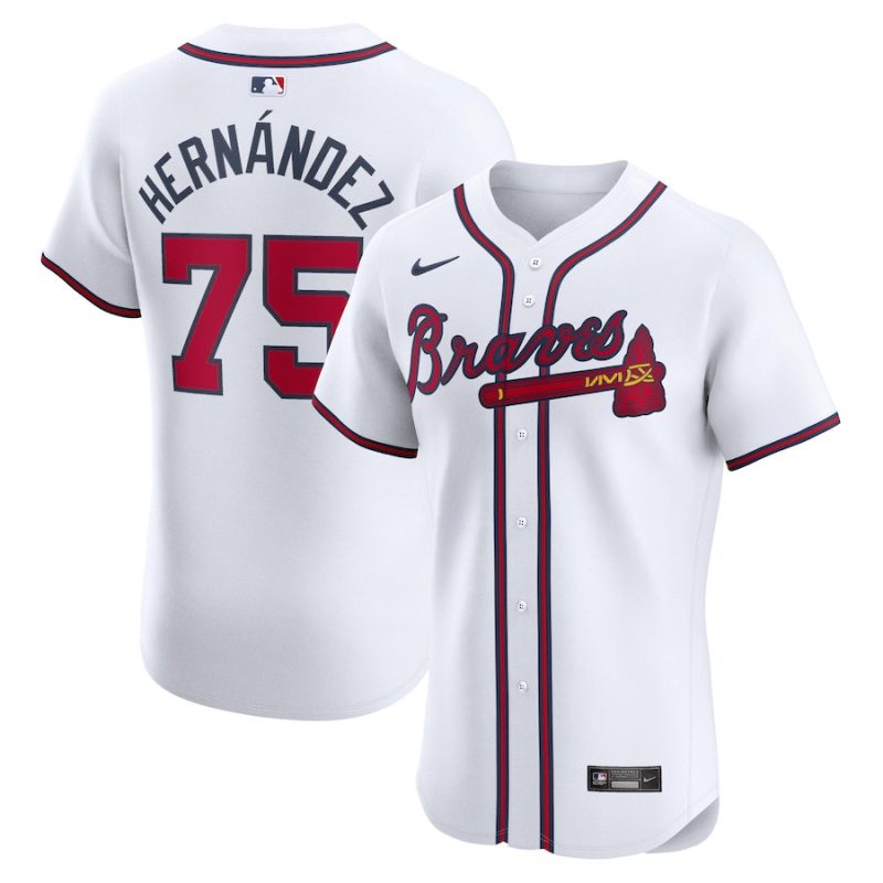 daysbel hernandez 75 atlanta braves home elite player men jersey white