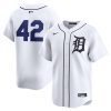 detroit tigers 2024 jackie robinson day home men limited jersey white