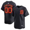 detroit tigers alternate limited custom men jersey navy