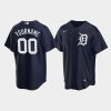 detroit tigers custom alternate mens jersey navy jersey