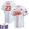 drue tranquill 23 kansas city chiefs super bowl lviii baseball men jersey white