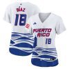 edwin diaz 18 puerto rico 2023 world baseball classic baseball women jersey white