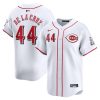 elly de la cruz 44 cincinnati reds home limited player men jersey white