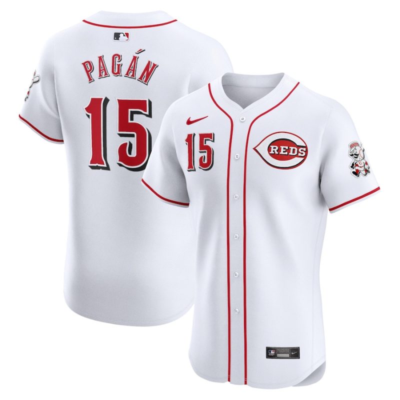 emilio pagan 15 cincinnati reds home elite player men jersey white