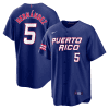 enrique hernandez 5 puerto rico 2023 world baseball classic baseball men jersey royal