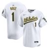 esteury ruiz 1 oakland athletics home limited player men jersey white