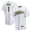 esteury ruiz 1 oakland athletics home men jersey white