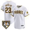 fernando tatis jr 23 san diego padres 2024 spring training men jersey white