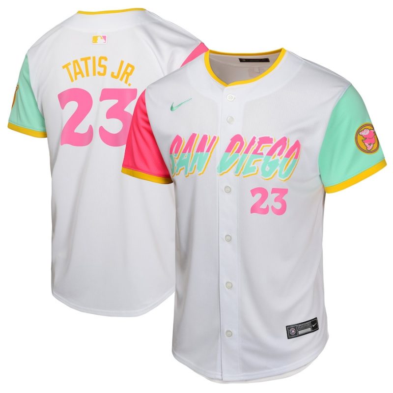 fernando tatis jr 23 san diego padres city connect limited youth jersey white