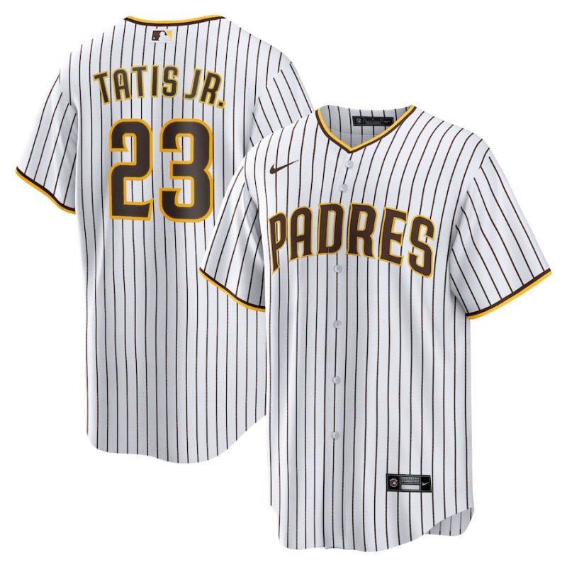 fernando tatis jr 23 san diego padres home men jersey white