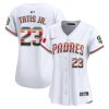 fernando tatis jr 23 san diego padres mexico women jersey white