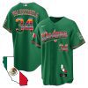 fernando valenzuela 34 los angeles dodgers mexico california map baseball men jersey green